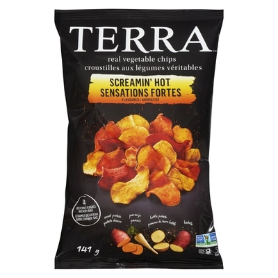 Terra Croustille aux légumes sensations fortes 141 g, 4,60 $/100g