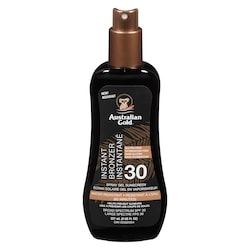 Australian Gold Écran solaire gel en vaporisateur bronzer instantané fps 30 237 ml, 6,75 $/100ml