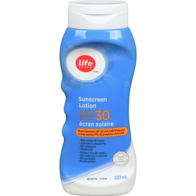 Life Brand Sun Lotion SPF 30 237 ml, $4.22/100ml