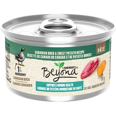 Purina Beyond Pâté pâté recette de canard du canada et de patate douce nourriture humide pour chats 85 g, 2,11 $/100g