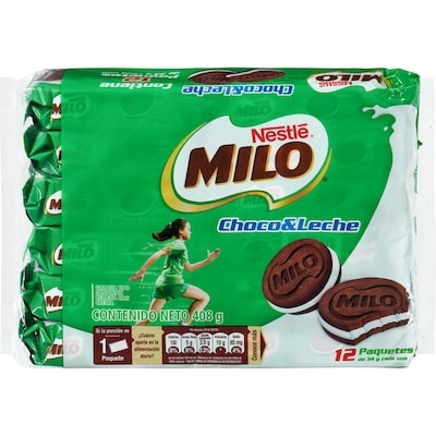 Nestlé Milo Chocolate Cookies - Choco & Leche 408 g, $1.42/100g