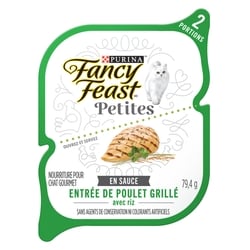 Purina Fancy Feast nourriture humide pour chats entrée de poulet grillé en sauce 79.4 g, 1,62 $/100g