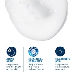 Cerave Cream-to-Foam Face Wash, for Normal to Dry Skin - 561 ml