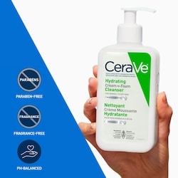 Cerave Cream-to-Foam Face Wash, for Normal to Dry Skin - 561 ml
