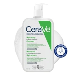 CeraVe Nettoyant crème moussante hydratante, pour peau normale à sèche 561 ml, 3,56 $/100ml