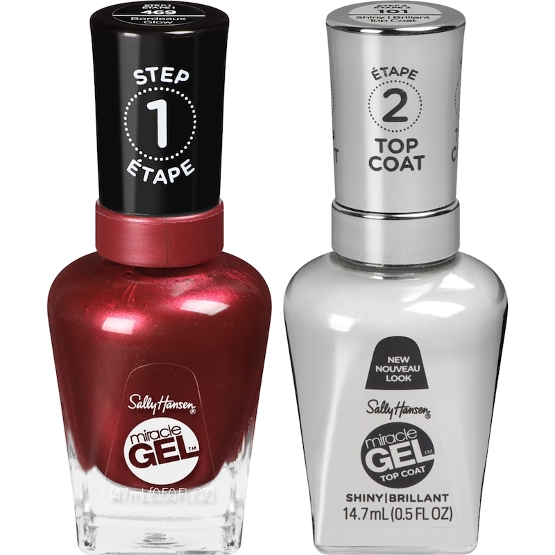 Nail Color & Top Coat 940 Bordeaux Glow