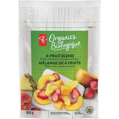 PC Biologique Mélange de 4 fruits 600 g, 1,42 $/100g