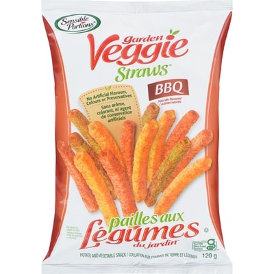 Sensible Portions Garden Veggie Straws BBQ 120 g, $2.92/100g