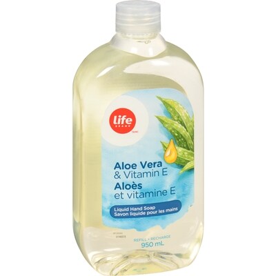Savon liquide pour les mains aloès et vitamine E