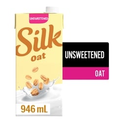 Silk Oat Milk Alternative, Original, Dairy Free, Shelf Stable 946 ml, $0.21/100ml