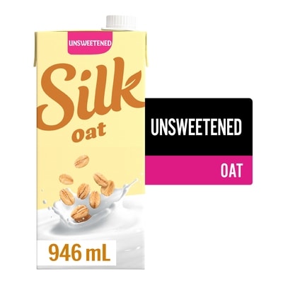 Silk Oat Milk Alternative, Original, Dairy Free, Shelf Stable 946 ml, $0.37/100ml