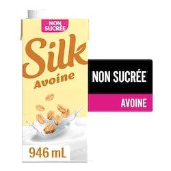 Silk Boisson d'avoine originale non sucrée 946 ml, 0,21 $/100ml