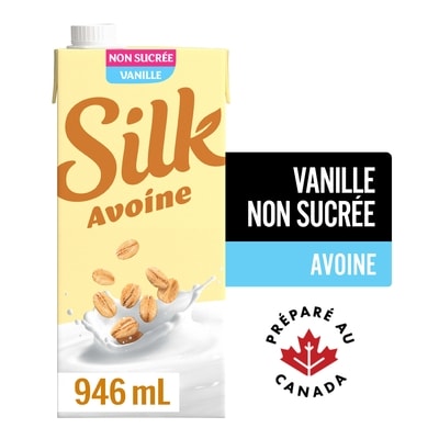 Silk Boisson d'avoine crémeux, saveur vanille 946 ml, 0,40 $/100ml