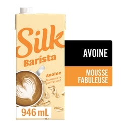 Silk Barista, boisson à l’avoine non réfrigérée, sans produits laitiers, longue conservation 946 ml, 0,63 $/100ml