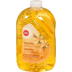 Life Savon liquide pour les mains vanille et cassonade 2 l, 0,25 $/100ml