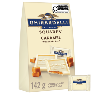 Lindt Sachet Carrés de chocolat blanc au caramel 142 g, 7,04 $/100g