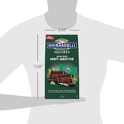 mint_chocolate71  Ghirardelli Mint Dark Chocolate Squares Bag - 151 g | Real
