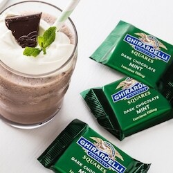 mint_chocolate71  Ghirardelli Mint Dark Chocolate Squares Bag - 151 g | Real