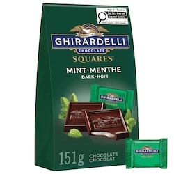 Ghirardelli Sachet Carrés de chocolat noir à la menthe 151 g, 6,62 $/100g