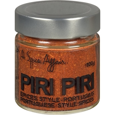 A Spice Affair Épices Piri Piri 100 g, 9,99 $/100g