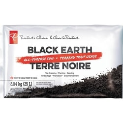 le Choix du Président Terre noire terreau tout usage, 25L 1 ea, 3,00 $/1ch