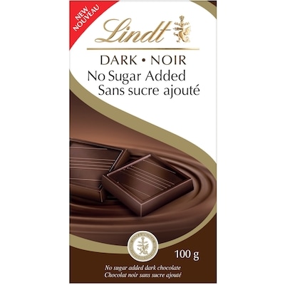 Lindt Chocolat noir sans sucre ajouté – Barre 100 g, 8,49 $/100g