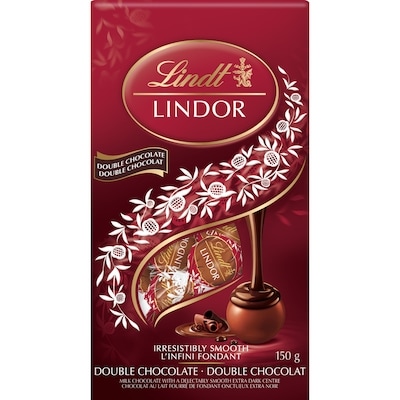 Lindt LINDOR Double Chocolate Truffles Bag 150 g, $7.33/100g