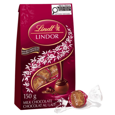 Lindt LINDOR Double Chocolate Truffles Bag 150 g, $5.99/100g