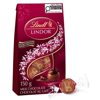 Lindt Sachet Truffes LINDOR double chocolat 150 g, 8,66 $/100g