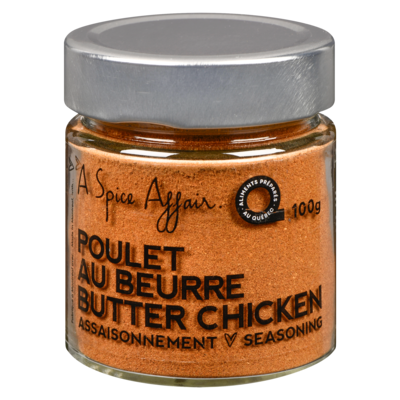 A Spice Affair Assaisonnement pour poulet au beurre, 100 g 100 g, 9,99 $/100g