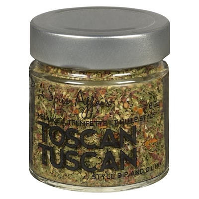 A Spice Affair Mélange pour trempettes à la Toscane 60 g, 16,65 $/100g