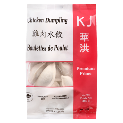 KJ Kj Chicken Dumpling 380 g, 0,79 $/100g