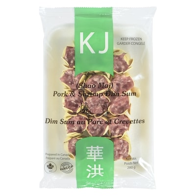 KJ Pork Shrimp Dumpling 280 g, $1.60/100g