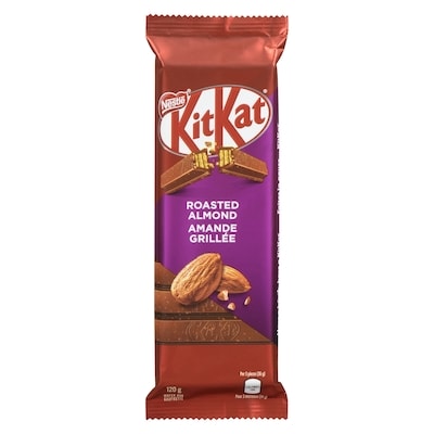 Nestlé KITKAT AMANDE GRILLEE TABLETTE 120 g, 2,08 $/100g