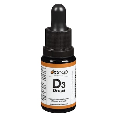 Orange Naturals D3 Drops 15 ml, $93.27/100ml