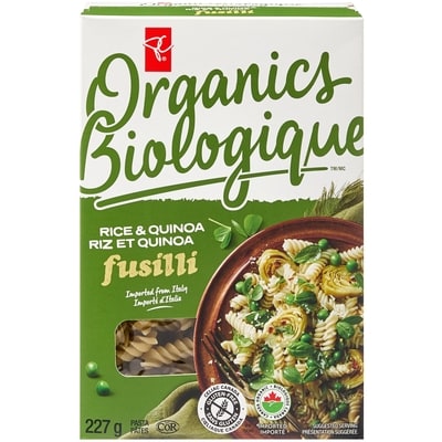 PC Organics Quinoa Rice Fusilli 227 g, $2.55/100g