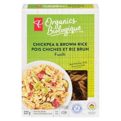PC Organics Organic Chickpea Rice Fusilli 227 g, $2.42/100g