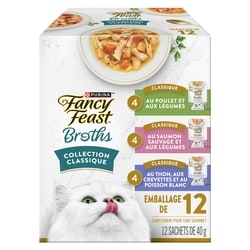 Purina Fancy Feast bouillons classiques gâteries pour chats 480 g, 3,54 $/100g