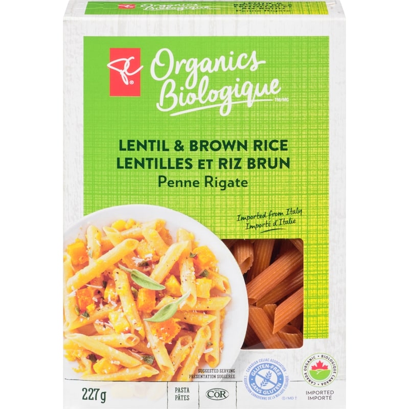 Organic Red Lentil Rice Penne