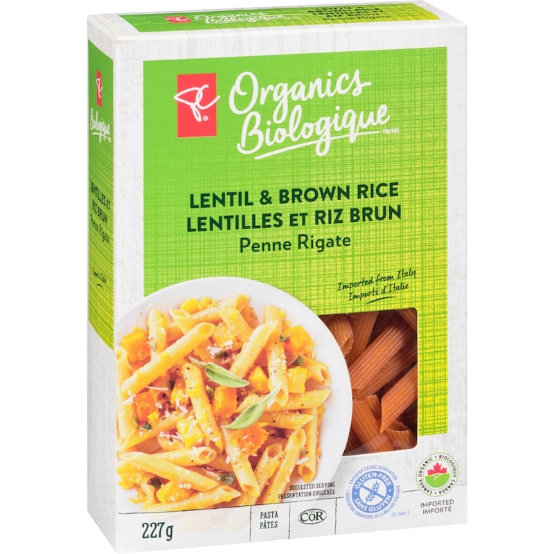 Organic Red Lentil Rice Penne