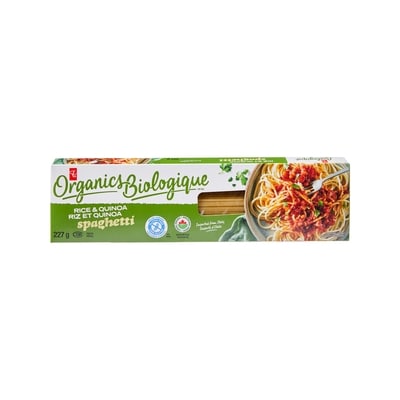 PC Biologique Spaghetti au riz et au quinoa Biologique 227 g, 2,29 $/100g