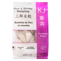 KJ Kj Dumpling Pork Shrimp 380 g, 0,79 $/100g