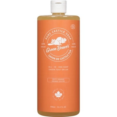 Green Beaver Zesty Orange All Purpose Soap  990 ml, $2.02/100ml