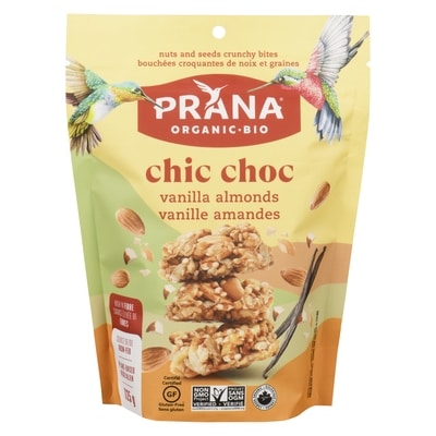 Prana Chic Choc Vanille Et Amande Bouchées Croquantes 125 g, 4,80 $/100g