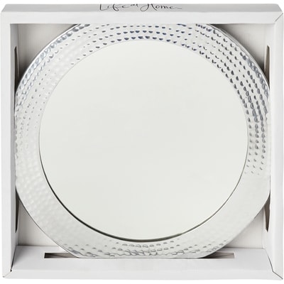 Life at Home Round Mirror Silver 1 ea, $29.94/1ea
