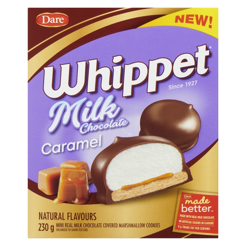 Whippet Milk Chocolate Caramel Cookies