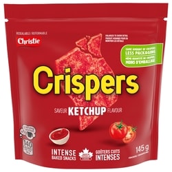 Christie Craquelins Crispers à saveur de ketchup, collations salées 145 g, 2,07 $/100g
