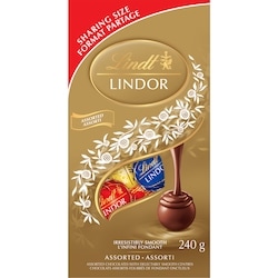 Lindt LINDOR Assorted Chocolate Truffles Bag 240 g, $4.17/100g