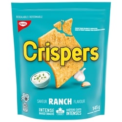 Christie Craquelins Crispers à saveur Ranch, collations salées 145 g, 1,90 $/100g