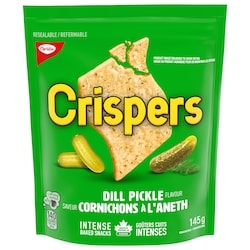 Christie Craquelins Crispers à saveur de cornichons à l’aneth, collations salées 145 g, 1,90 $/100g